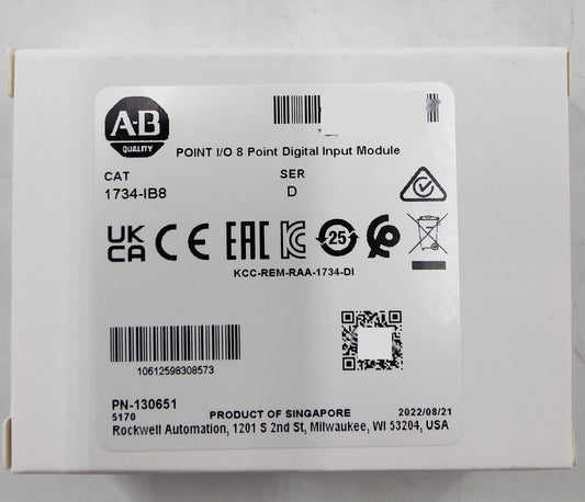 For Allen-Bradley 1734-IB8 POINT I/O 8Point Digital Module Factory Sealed 1B8
