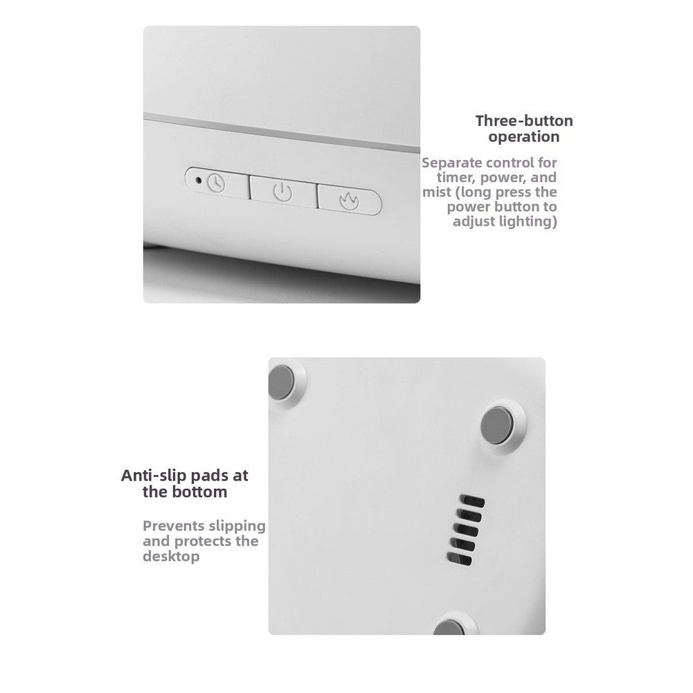 High Frequency Mini Aromatherapy Diffuser Humidifier with Unique Crack Texture