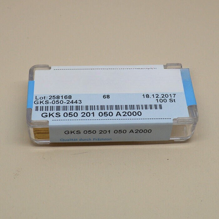 100PCS  INGUN GKS050 201 050A2000 (Pointed) 0.78mm TEST PROBE#W8351 WX