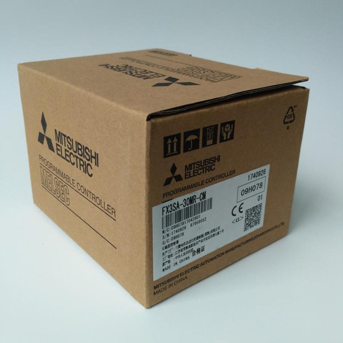 1pcs Mitsubishi PLC FX3SA-30MR-CM         FX3SA30MRCM
