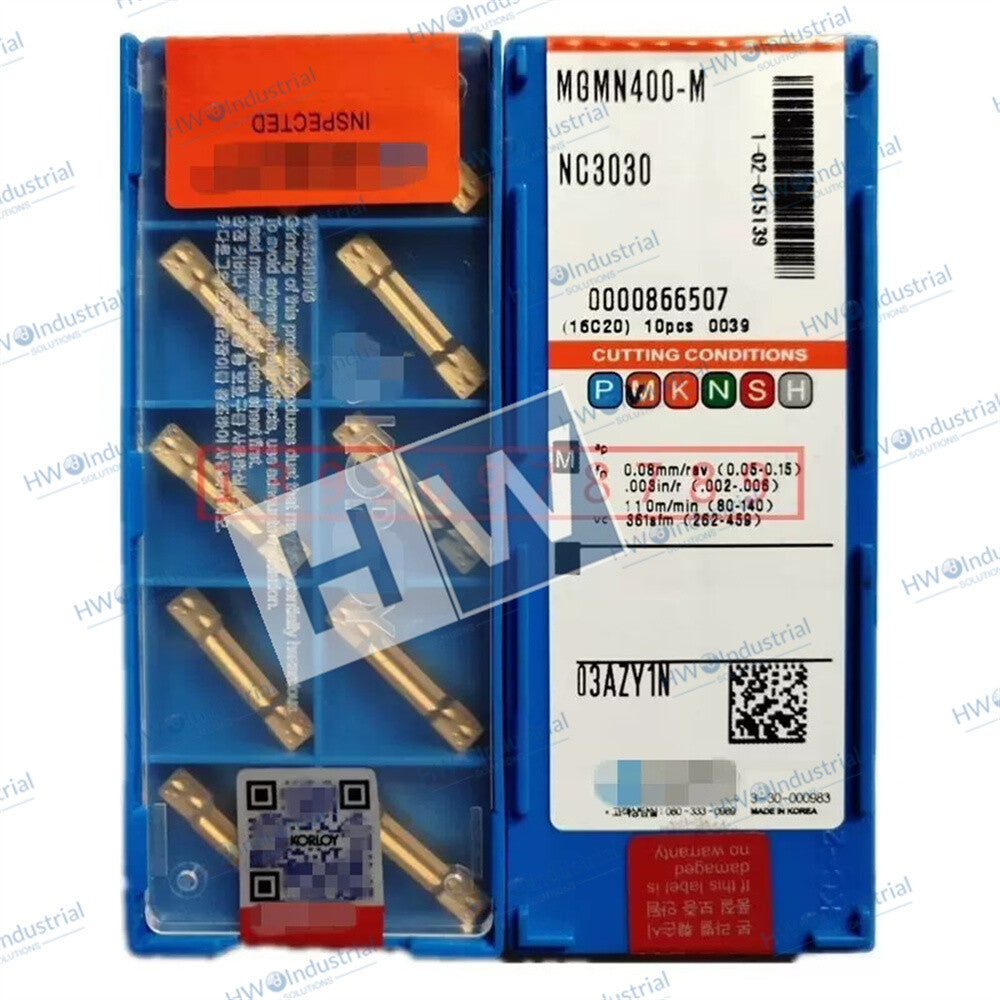 10piece/Box MGMN400-M NC3030 CNC Slotting Cutting Groove Cutter Blade KORLOY