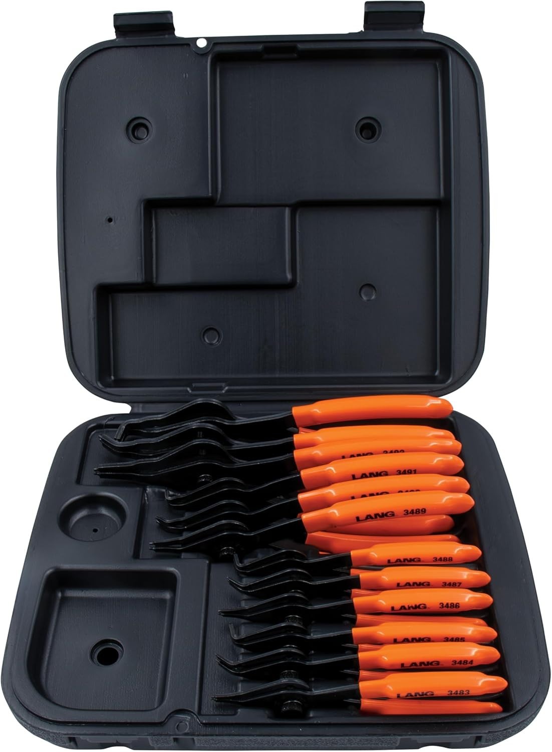 12-Piece Snap Ring Pliers Set, 3495, Fixed Tip, Internal/External