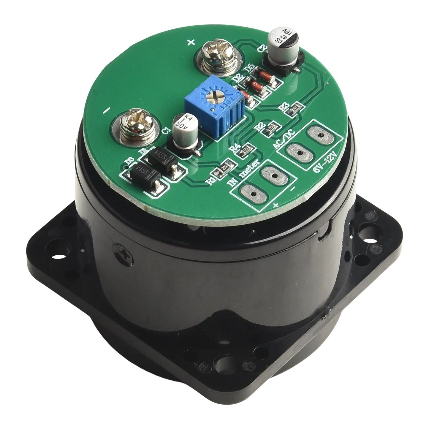 45mm LED Backlit VU Meter Accurate Volume Measurement Tool for DIY Mixer Setup