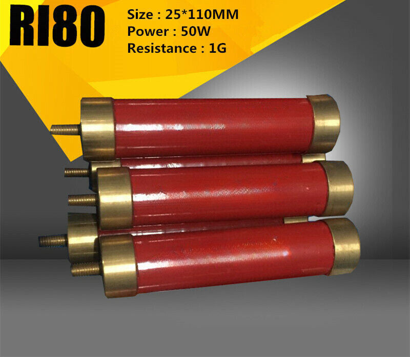 RI80 50W 1G high voltage high frequency glass glaze non-inductive resistance