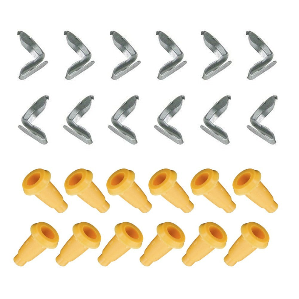 24Pcs/Set  Front Door Panel Frame Plugs & Door Panel Clips For Chevy For Camaro