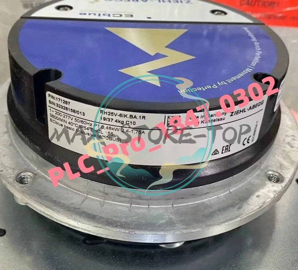 1PCS  ZIEHL-ABEGG RH25V-6IK.BA.1R 200~277VAC Spindle Motor Fan Fast ship
