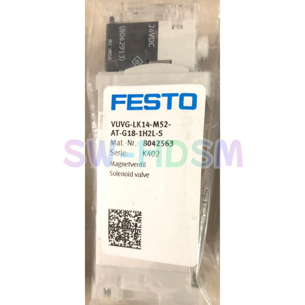 1PCS   Festo Solenoid Valve VUVG-LK14-M52-AT-G18-1H2L-S Freight Free