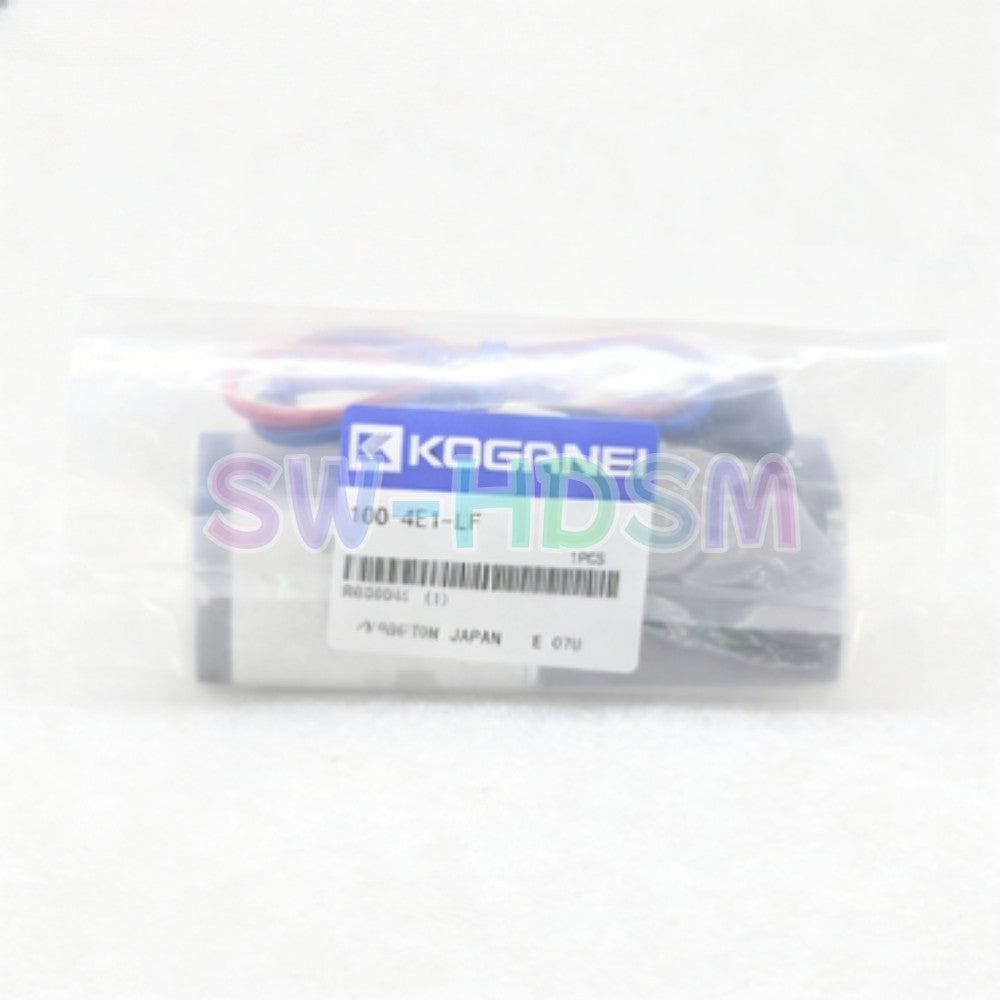 1PCS  for KOGANEI Solenoid Valve 100-4E1-LF DC24V Freight Free