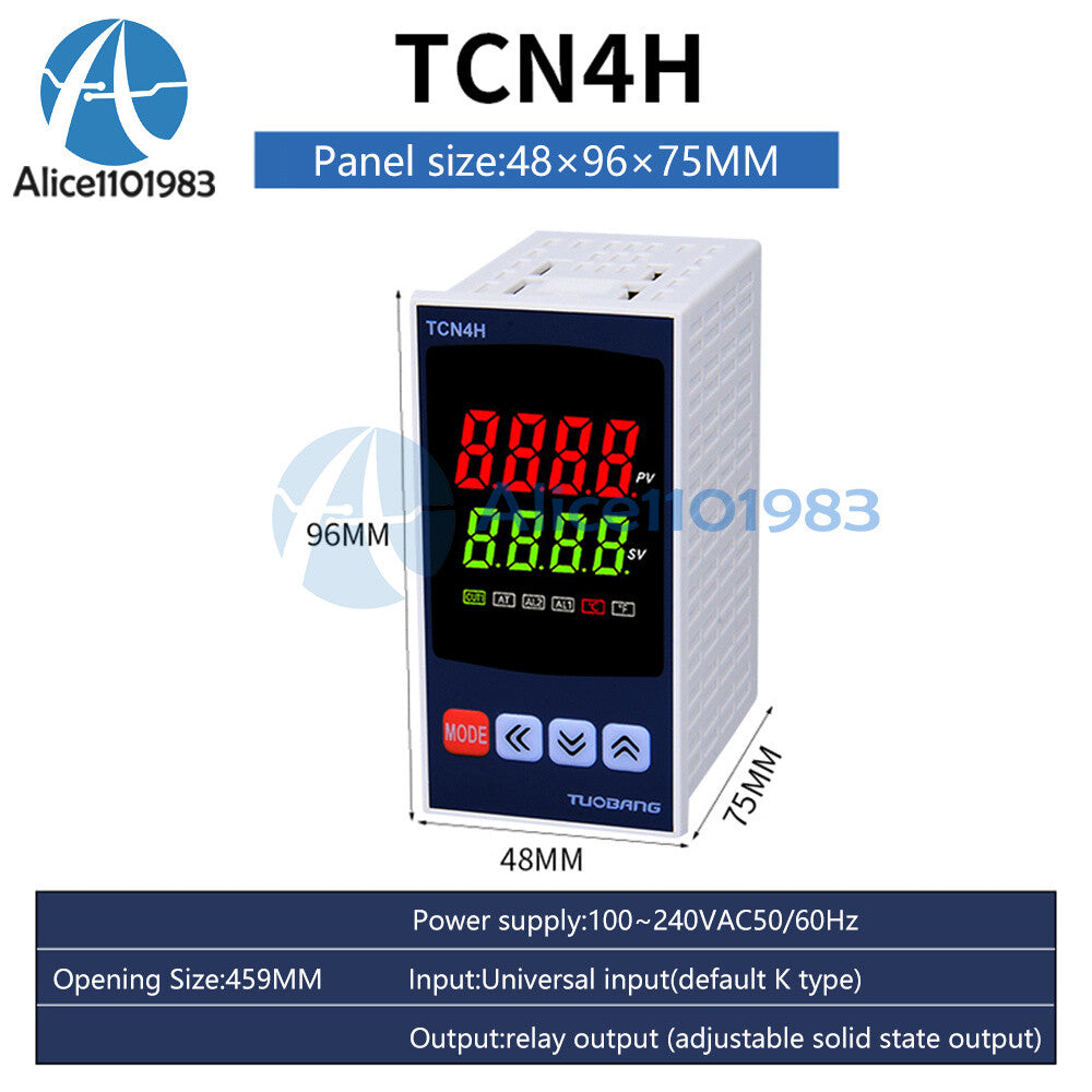 Digital PID Thermostat universal input Temperature Controller 0~1370℃ AC100~240V