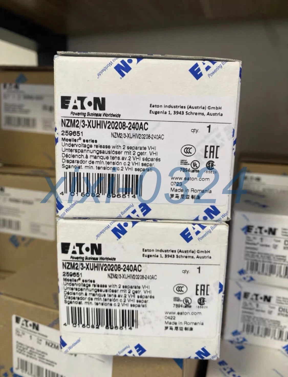1pcs  EATON  DNZM2/3-XUHIV208-240AC  Circuit breaker coil   shipping #P