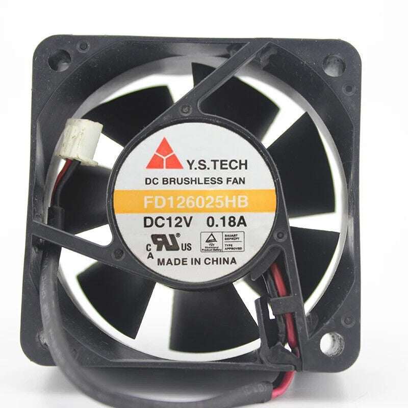 1pcs FD126025HB-N 6025 12V 0.18A 6CM Chassis Cooling Fan