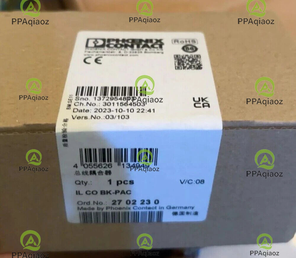 Phoenix Contact IL CO BK-PAC bus coupler 2702230 #P