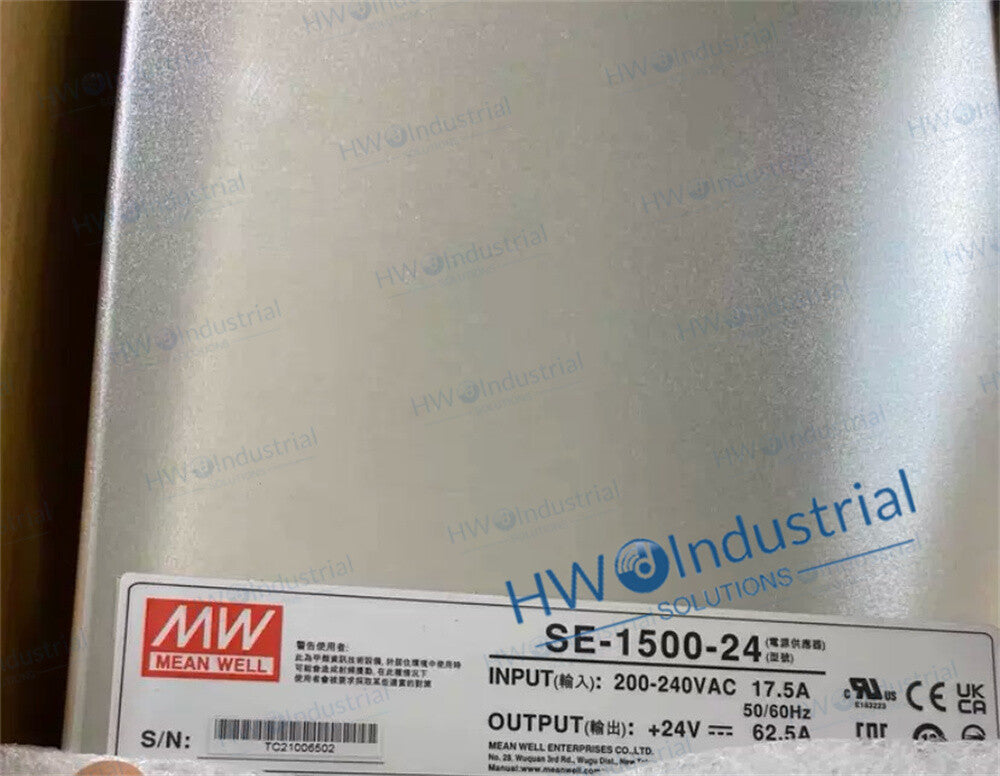 1/piece SE-1500-24 24V 62.5A MEAN WELL Industrial Switching Power Supply