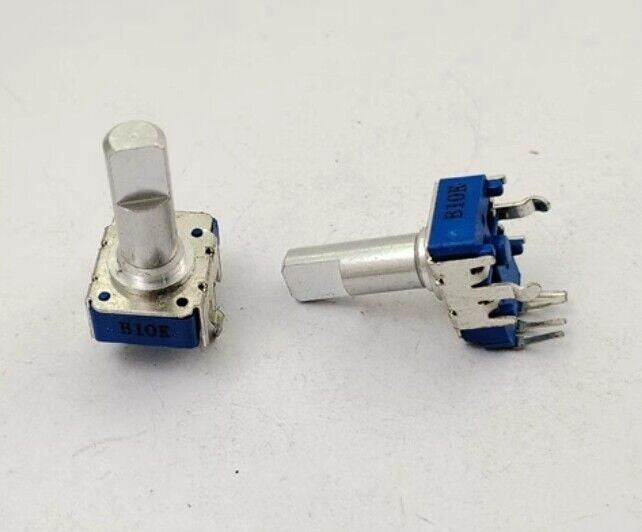 1PCS  FIT FOR RK142 vertical 4-pin 360 ° single link potentiometer B10K-18F