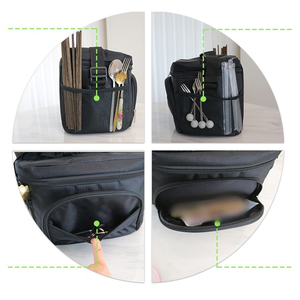 Thickened Insulated Delivery Bag with Uses Keeps Food Warm or Cold with Ease