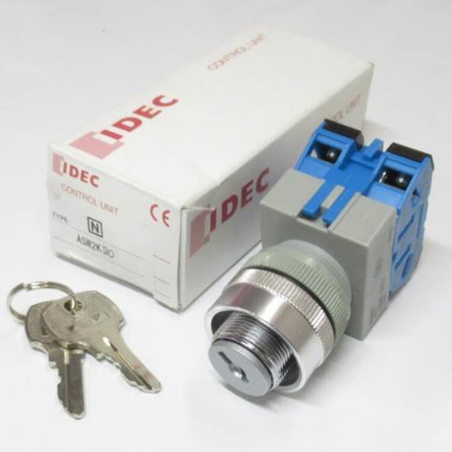 1pc  IDEC ASW2K20 22mm Key Switch 2 Position