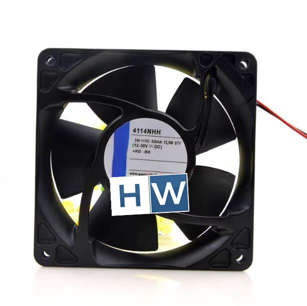 1PC for 2-wire 4114NHH 12.5W 24V 250MA 12CM 12038 Frame Inverter Axial Fan