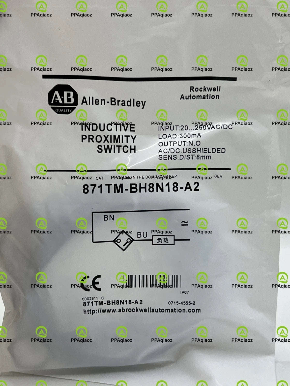 1PCS For Allen Bradley 871TM-BH8N18-A2 Proximity Switch sensor  Fast Shipping #P