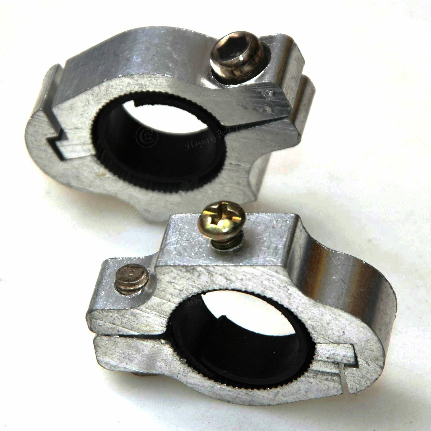 2x e-Bike Motorcycle LED Light Lamp Clamp Holder Handlebar Mount Bracket Adapter
