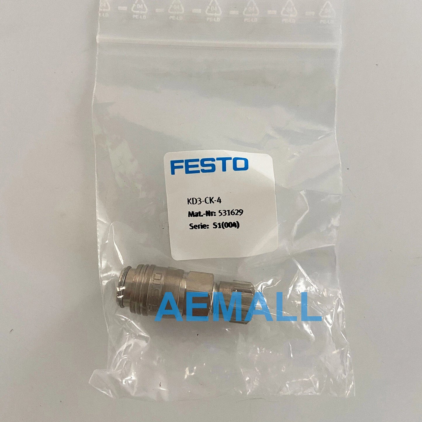 1pcs  Festo KD3-CK-4 531629 Quick Coupling Socket #P