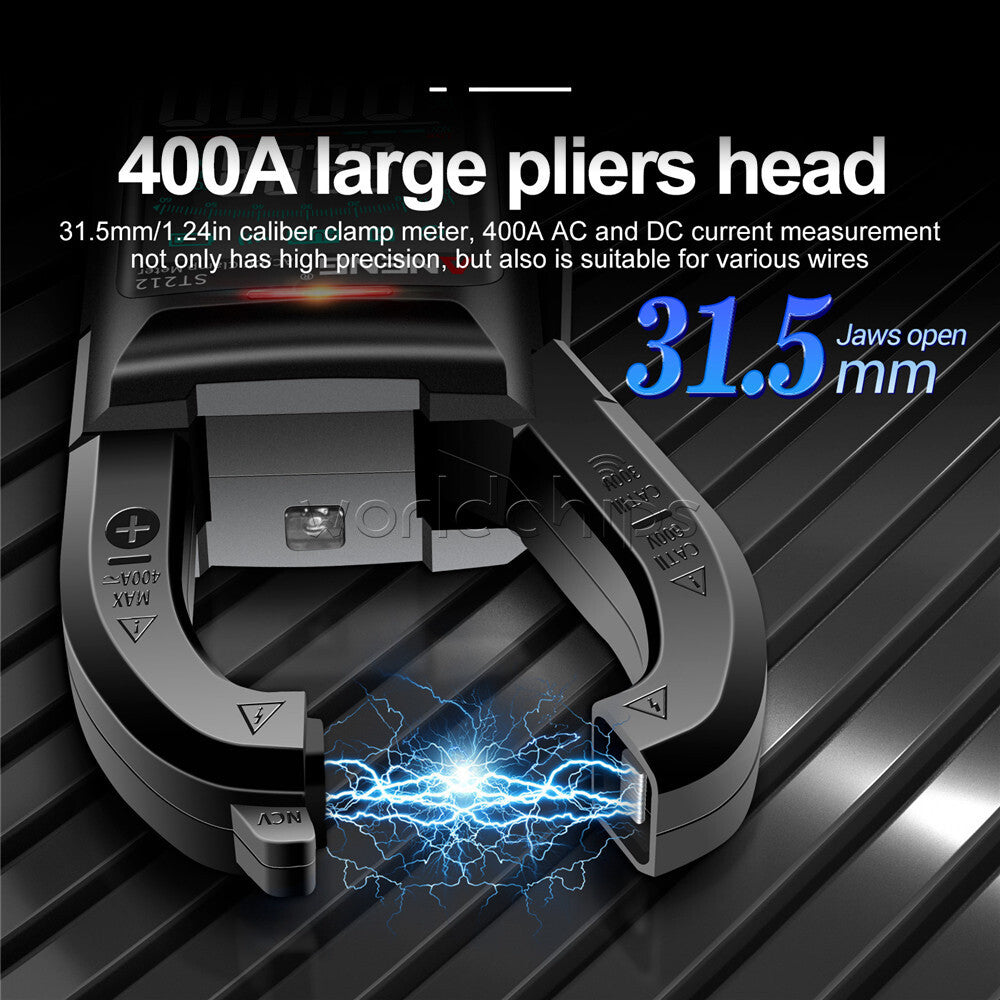 ANENG ST212 Pro Digital Clamp Meter 6000 Counts Voltage Current NCV Multimeter