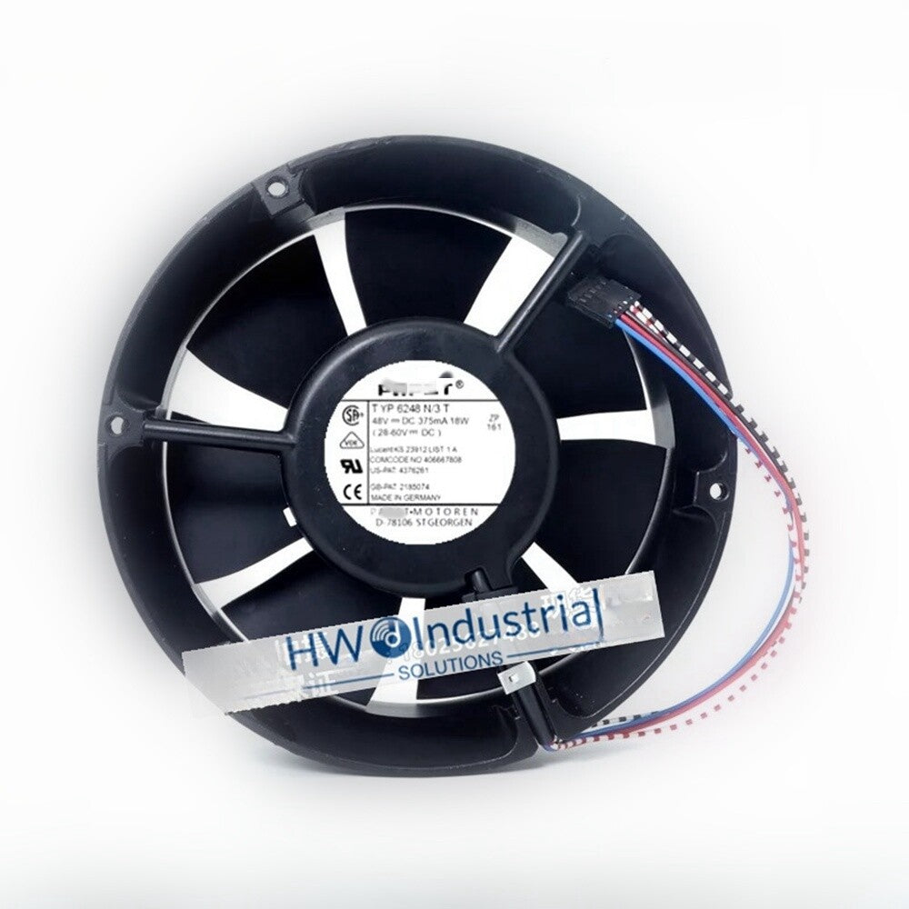 1/piece TYP 6248N/3T 48V 375mA 18W 172*51mm 17CM Inverter Cooling Fan
