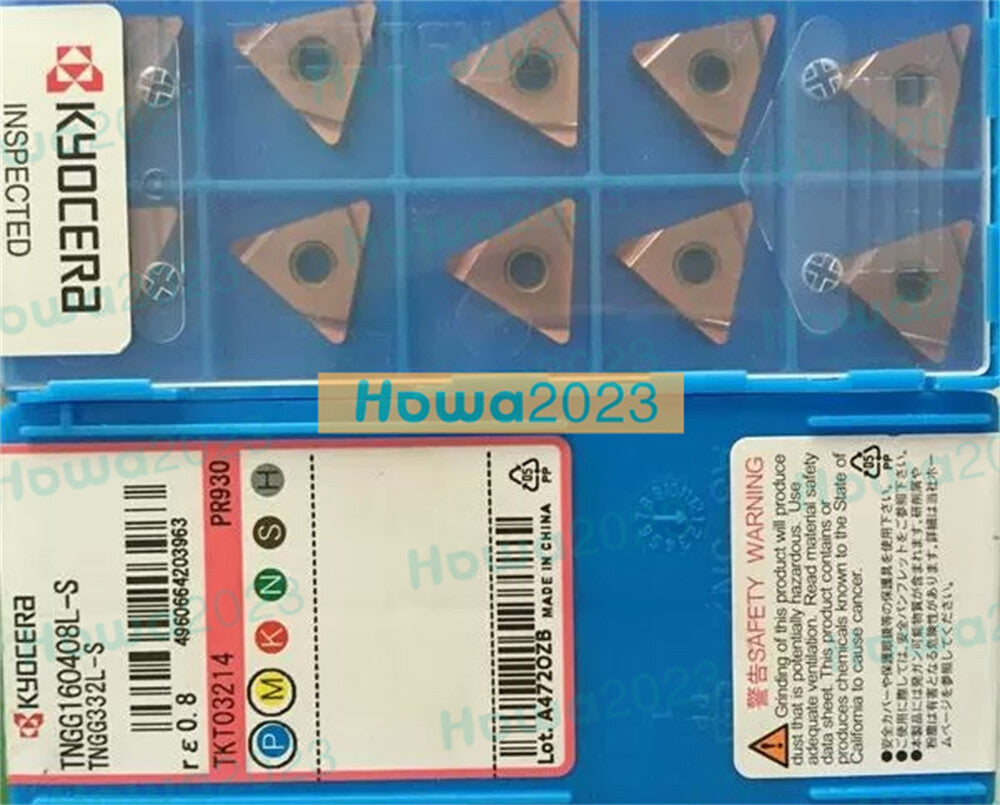 10pc/Box Kyocera TNGG160408L-S PR930 TNGG332L-S CNC Turning Blade Carbide Insert