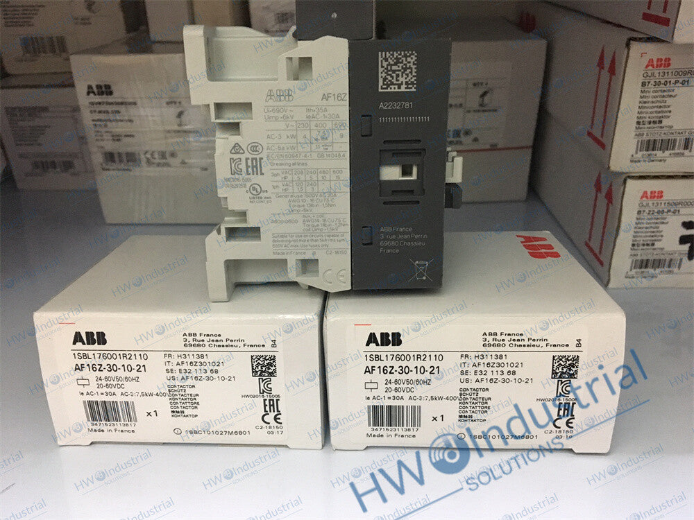 1/Piece AF16Z-30-10-21 ABB contactor Coil voltage 24-60V