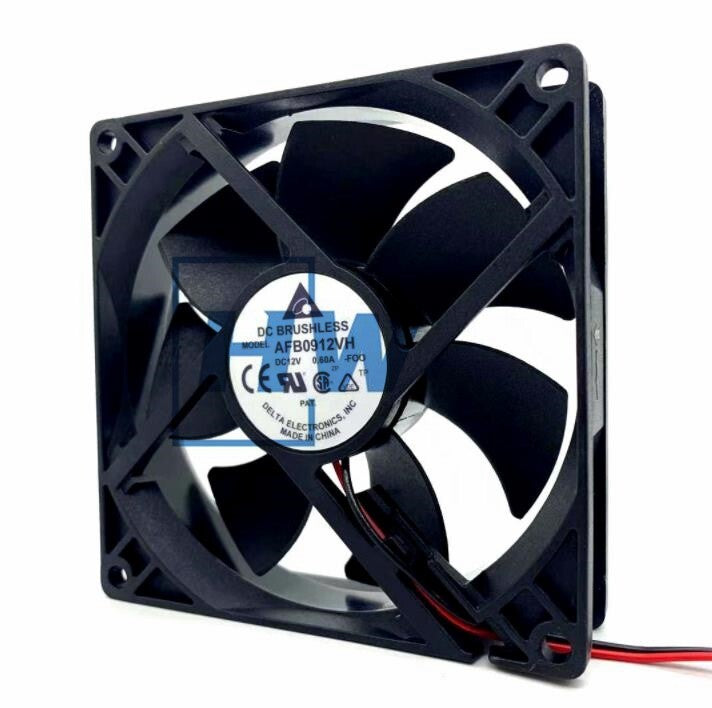 1Pc   Delta AFB0912VH 9025 9cm 12V 0.6A 12V High Air Volume Double Ball Fan