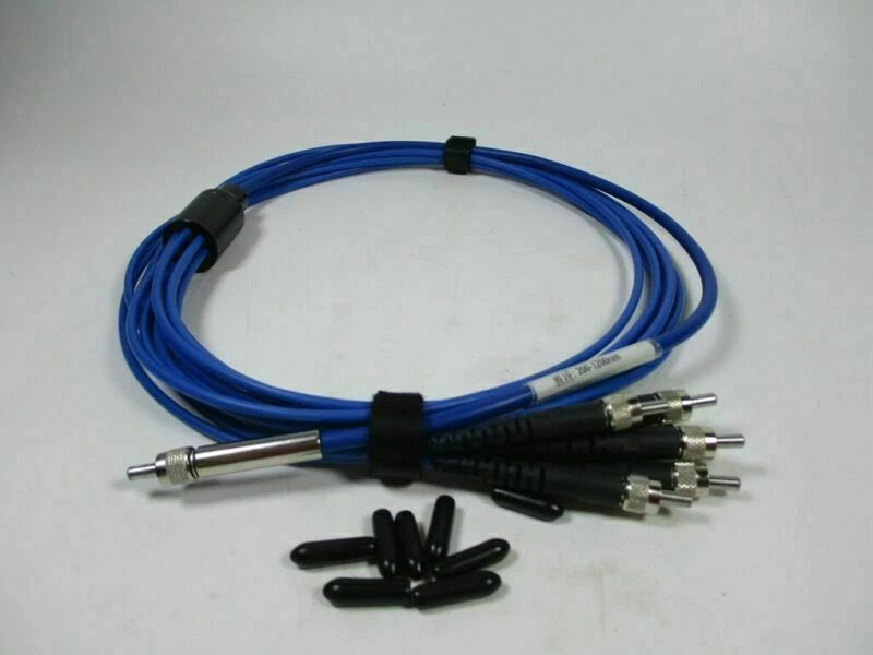 1PC SMA905 1x2 1x3 1x4 1x7 Y type 1M fiber bundle bifurcated fiber jumper 100um