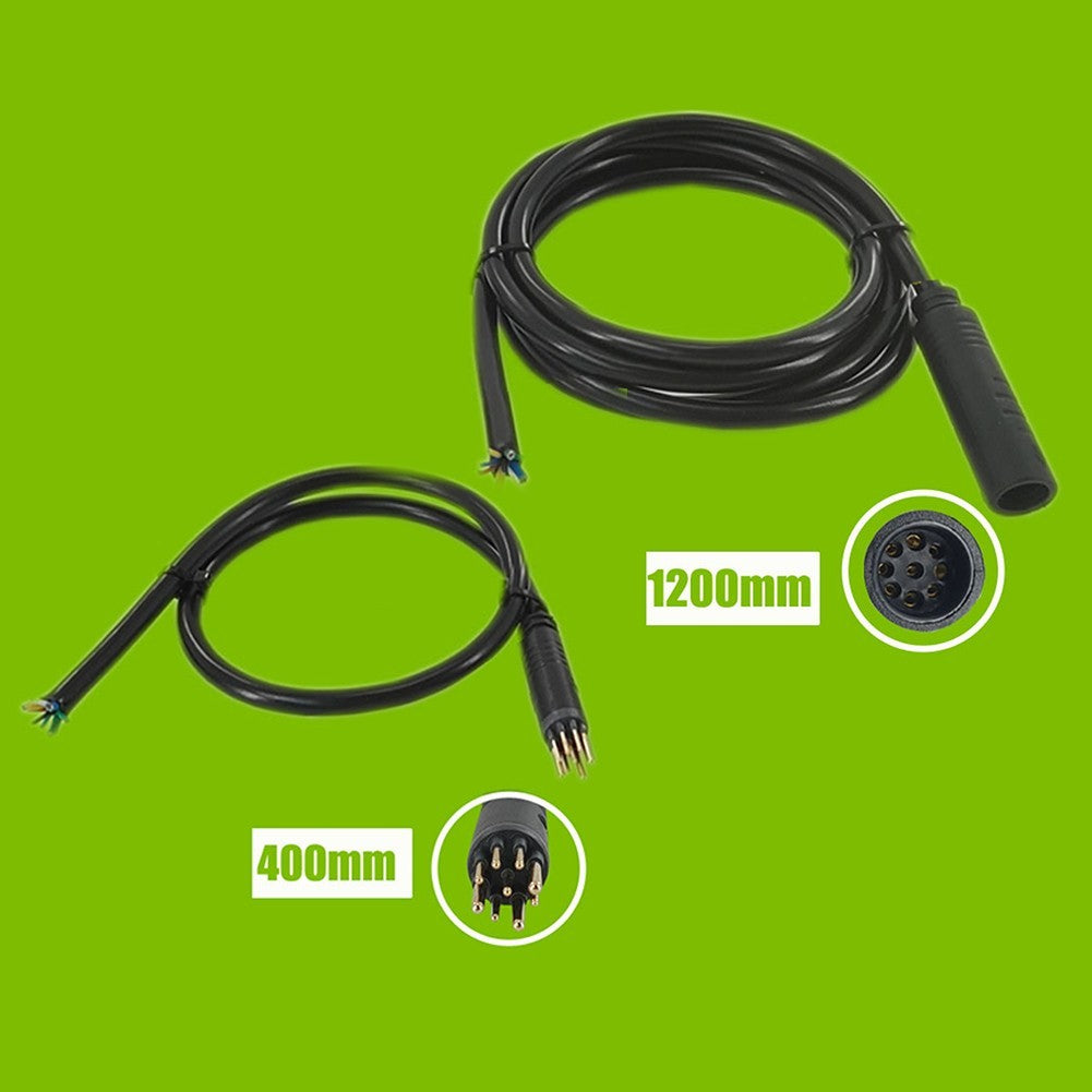 Ebike Motor Cable 9 Pin Male and Female Connector for For bafang 40cm 120cm