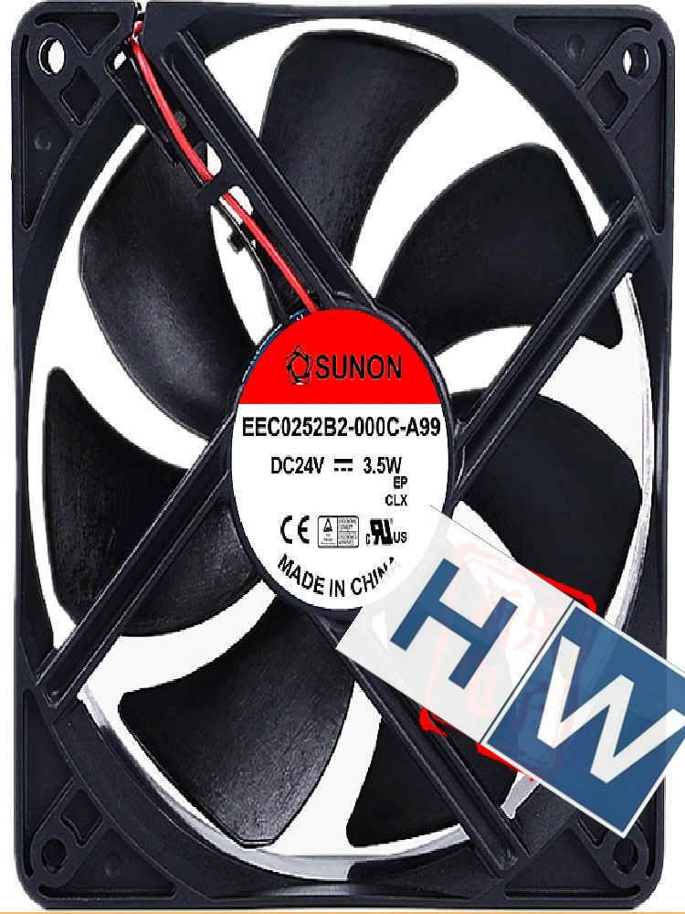 SUNON EEC0252B2-000C-A99 12025 24V 3.5W 12CM Heat Dissipation Case Fan