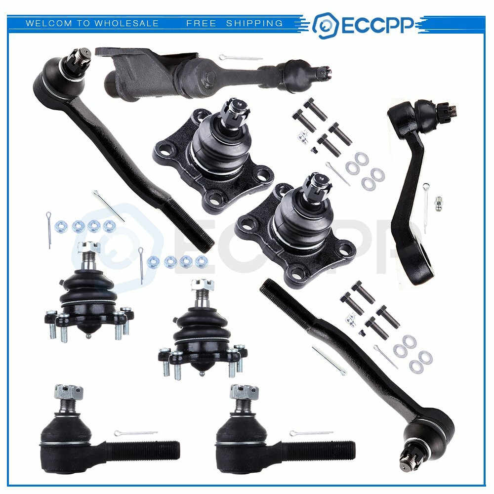 Front 10pcs Steering Kit Fits 1986-1988 1989 Toyota 4 Runner 4WD 4x4 Ball Joint