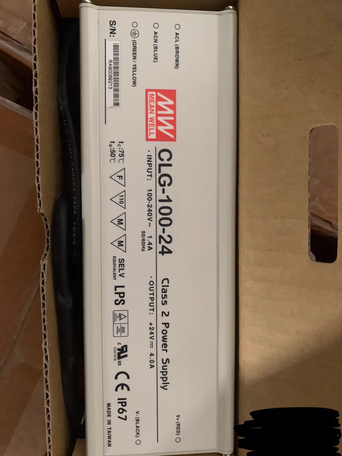 MEAN WELL CLG-100-24 24V 4A Power Supply#F/da #P