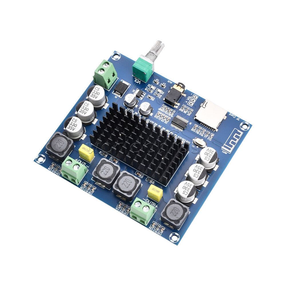 XH-A105 Bluetooth 5.0 TDA7498 Digital Amplifier Board 2x100W Stereo AMP TF