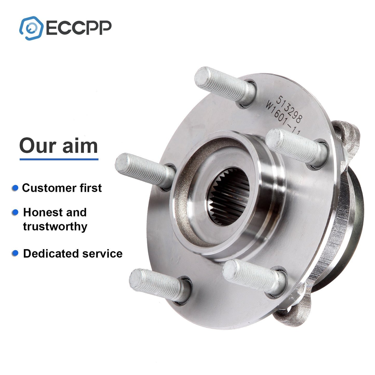 1P Wheel Hub Bearing Front For Nissan Rogue 2008-2013 Sentra SE-R 2007-2012 2.5L