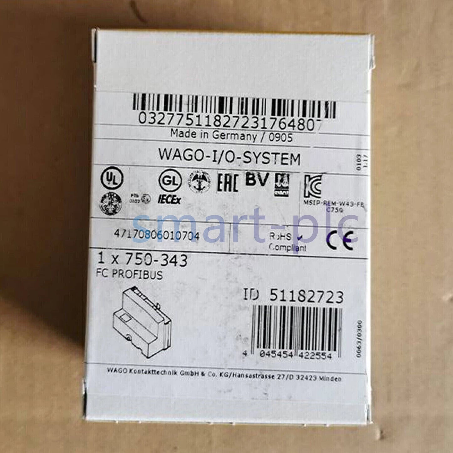 1PCS  WAGO 750-343 PLC Module In Box ping #P
