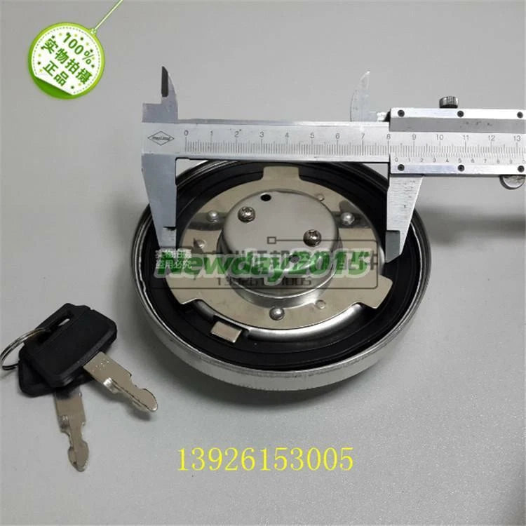 Fuel Tank Cap Fit With Key For Kobelco Sk200-8 Sk250-8 Excavator