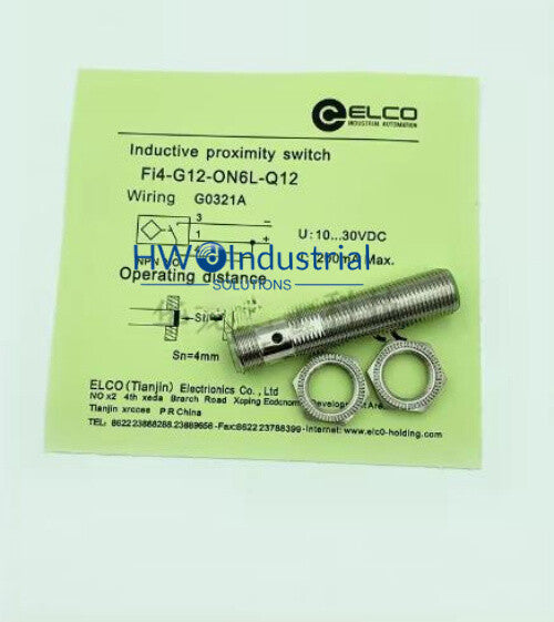 1PC  ELCO NI4-G12-ON6L-Q12 Proximity Switch Inductive Sensor