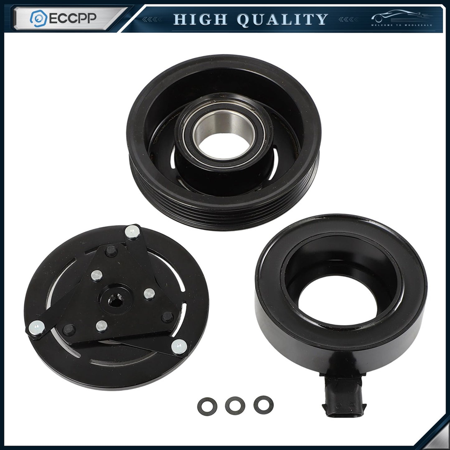 AC A/C Compressor Clutch Kits For Chevrolet Malibu 2.2L 04-05 Pontiac G6 2006