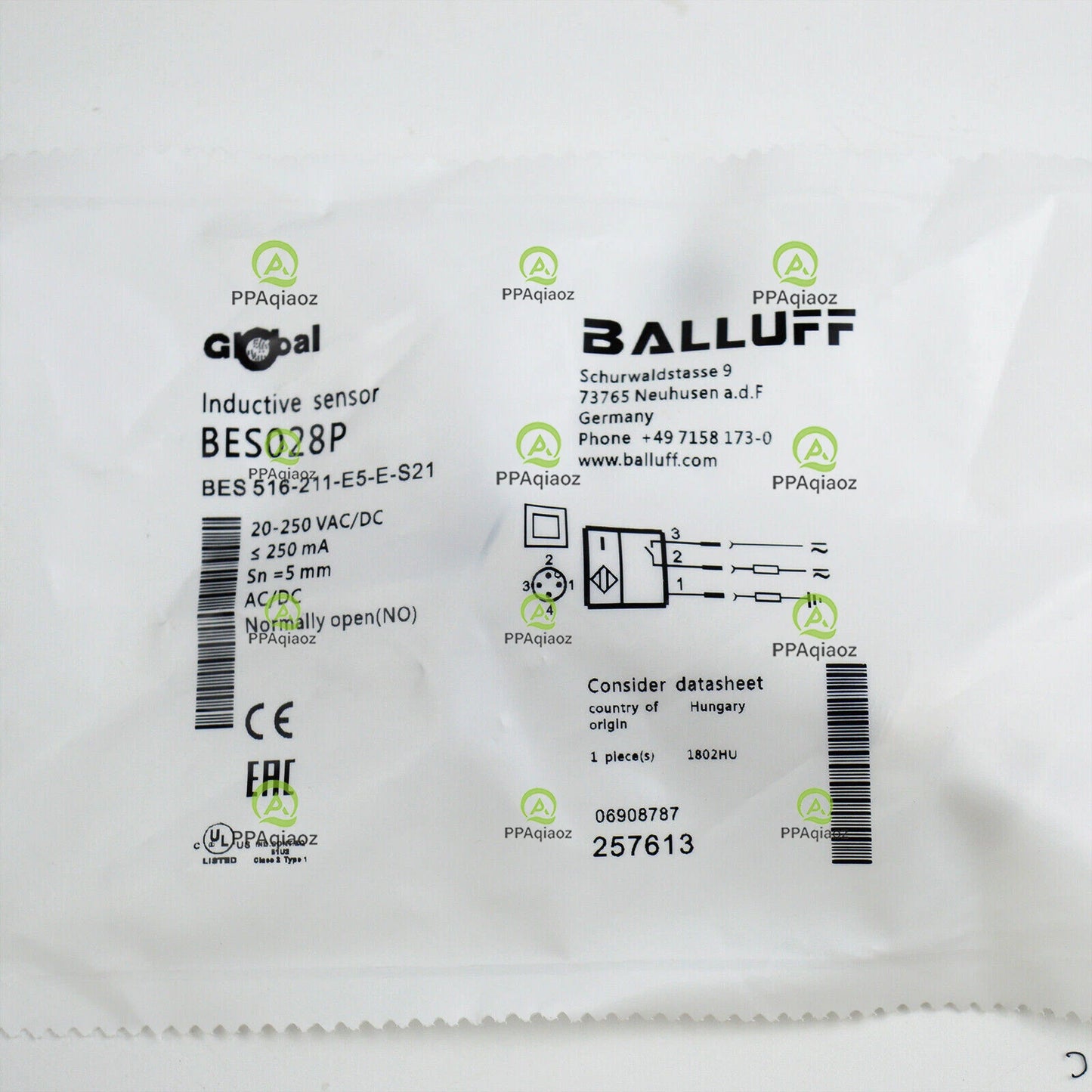 1Pcs  BALLUFF BES 516-211-E5-E-S21（BES028P）sensor Fast delivery