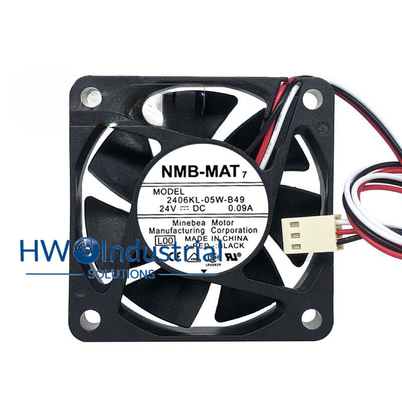 1PC NMB 2406KL-05W-B39 6CM 0.08A 24V Radiator Cooling Fan Size 60*60*15 Mm