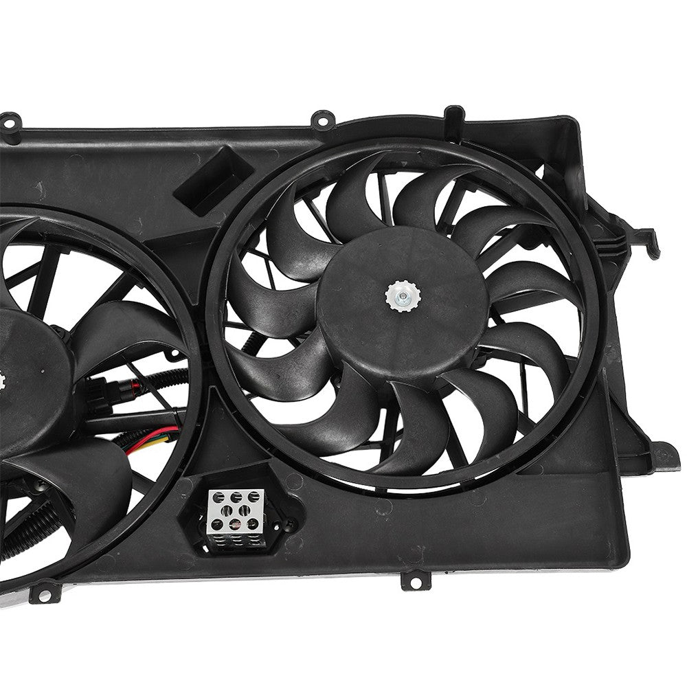 Electric AC Condenser Cooling Fan Kit For 2005 2006 2007 Ford Focus
