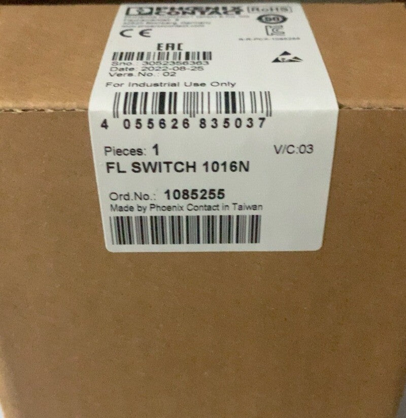 1pcs PHOENIX CONTACT 1085255 Module FL SWITCH 1016N