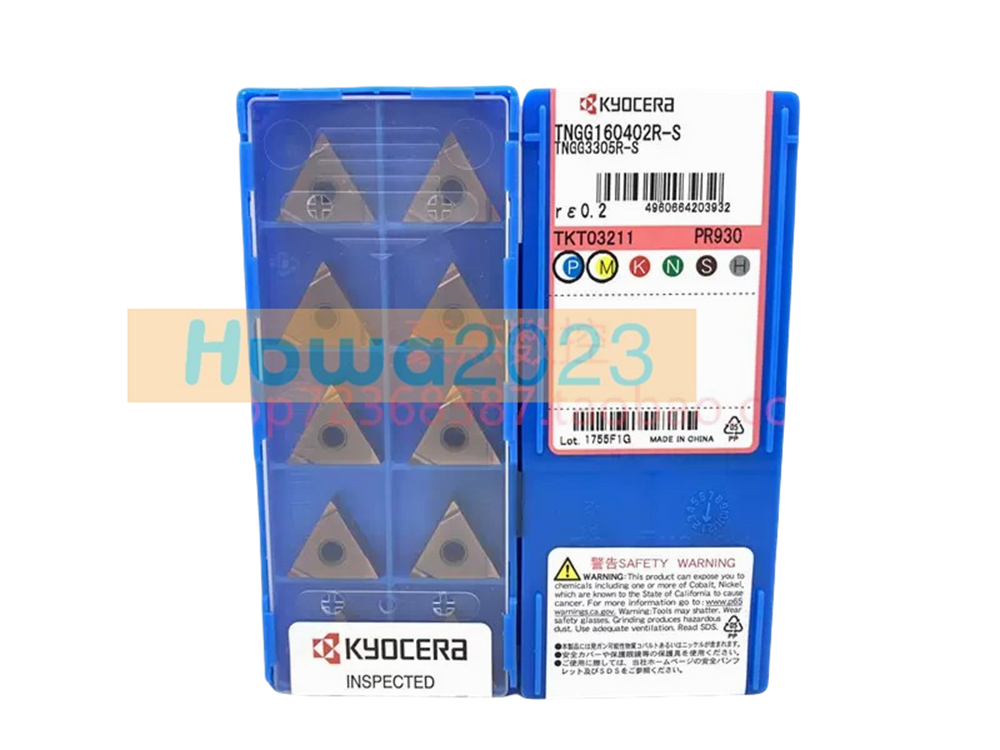 10pcs/Box Kyocera TNGG160402R-S PR930 TNGG3305R-S Turning Blade Carbide Inserts