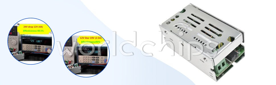 10PCS 200W 15A DC-DC 8-60V TO 1-36V Synchronous Buck Converter Step-down Module