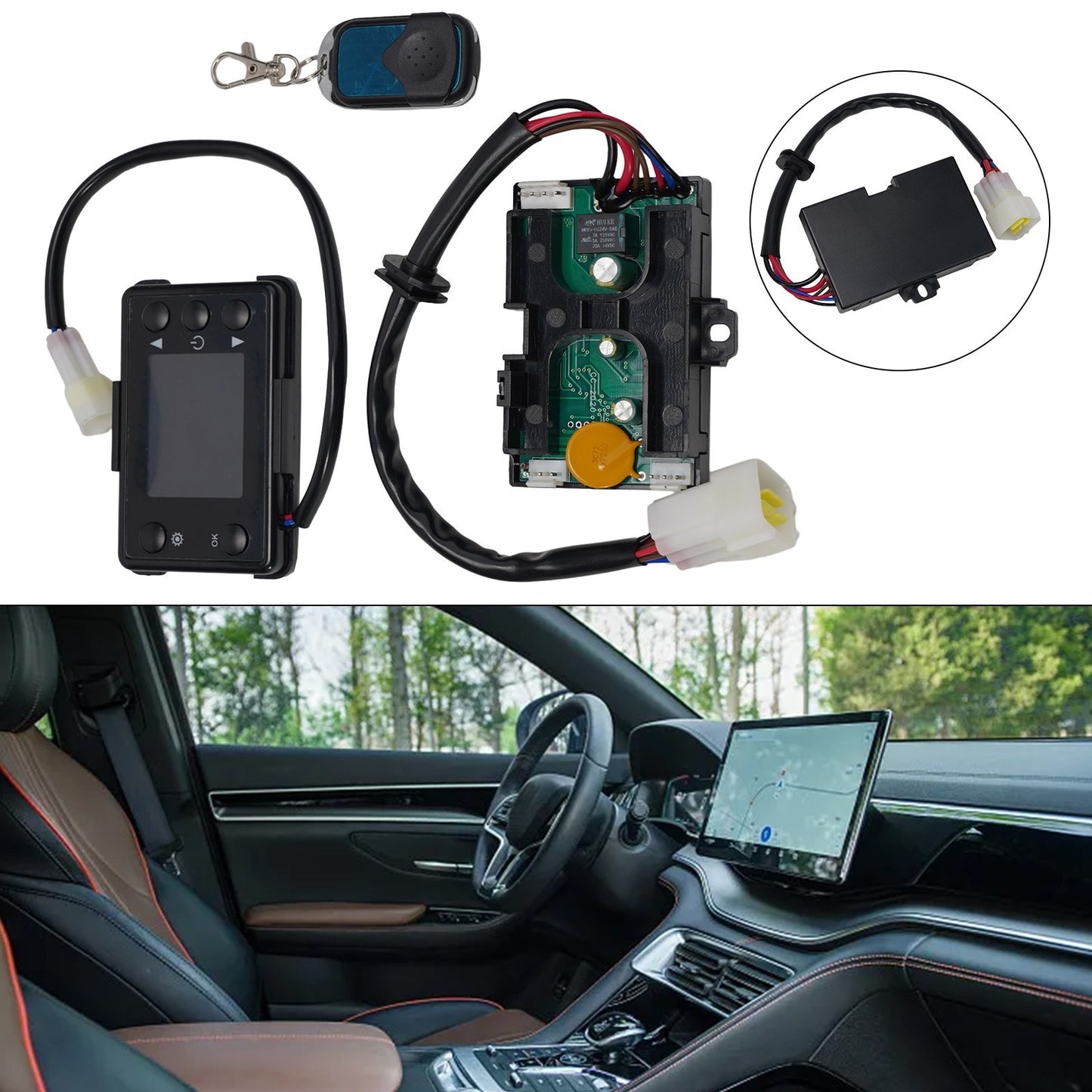 Air Diesel Heater Parking Remote Controller LCD Monitor Switch MotherBoard 12V