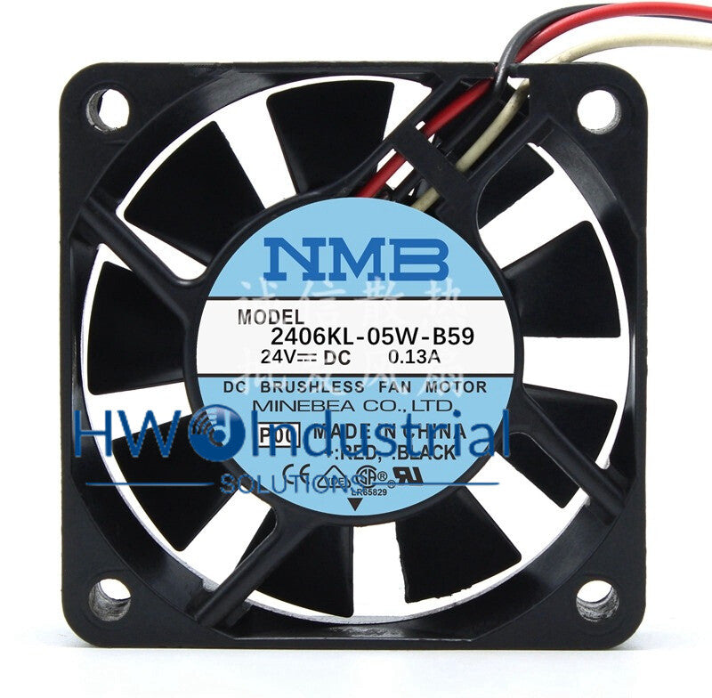1PC  NMB 2406KL-05W-B59 60*15mm 6cm 24V 0.13A Fanuc System Cooling Fan