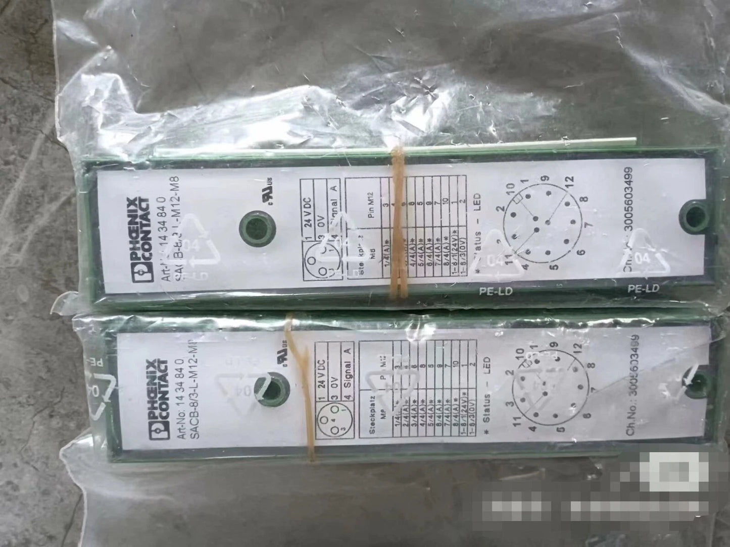 1pc  SACB-8/3-L-M12-M8 1434840 Module #V9SW #P