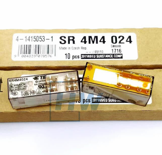 1PC  TE SR4M4024 24VDC Elevator Special Safety Relay 4-1415053-1